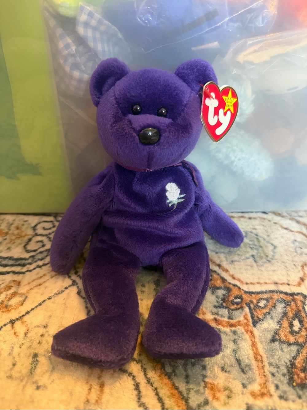 Extremely rare Princess Diana TY Beanie Baby First Edition Rare Original 1997